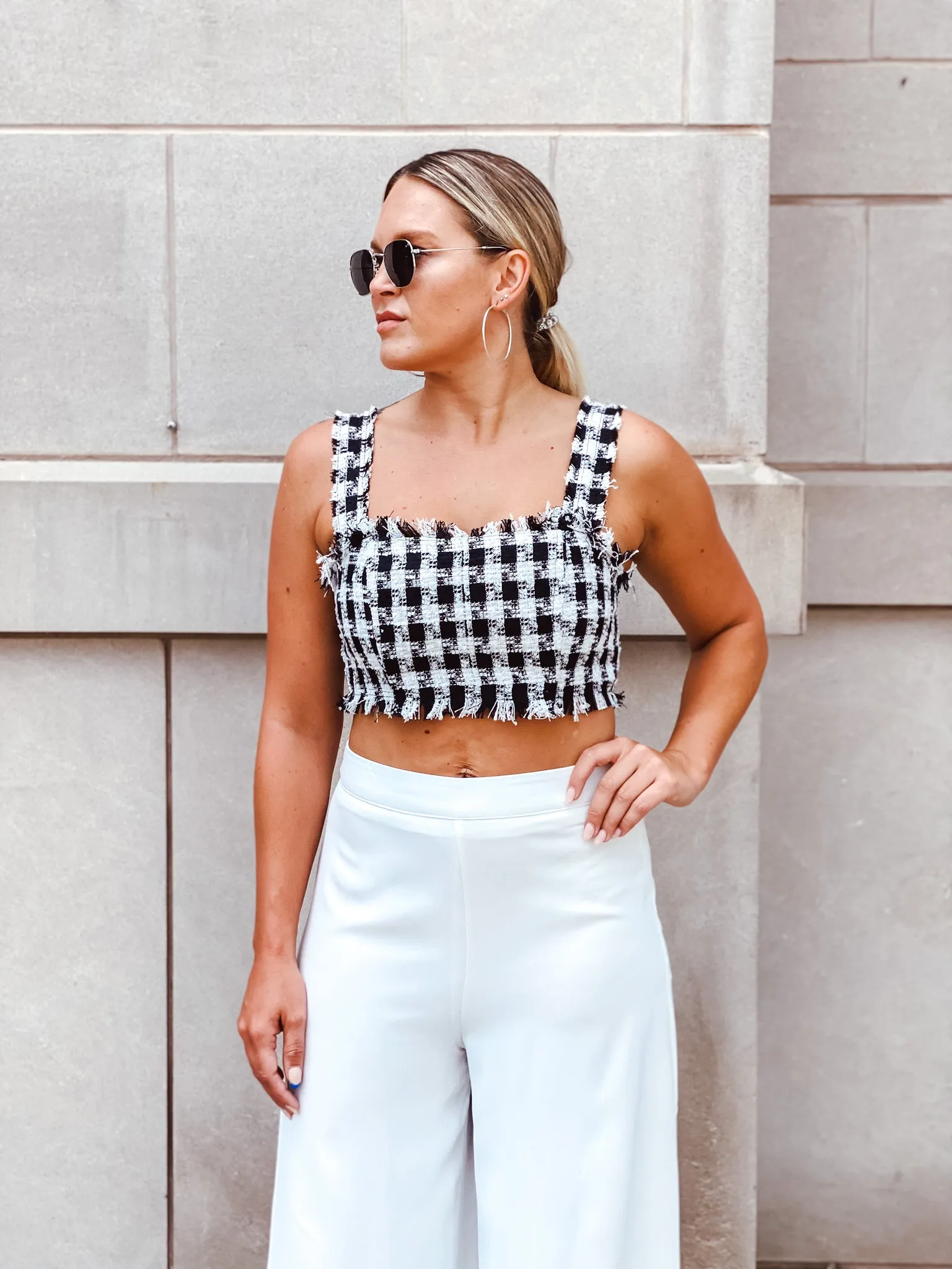 Reality Check Cropped Top