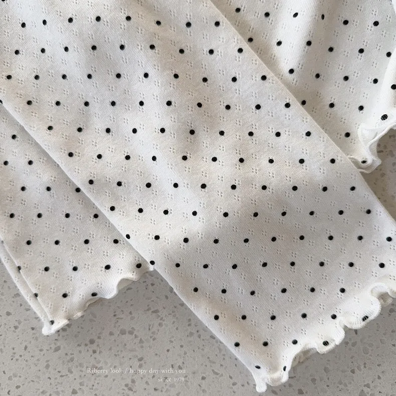 Simple Days with cotton dot dot top matching