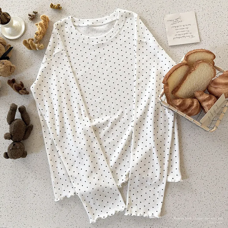 Simple Days with cotton dot dot top matching