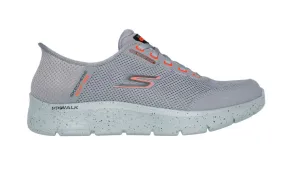 Skechers Mens Slip-ins Go Walk Flex Waterproof Grey