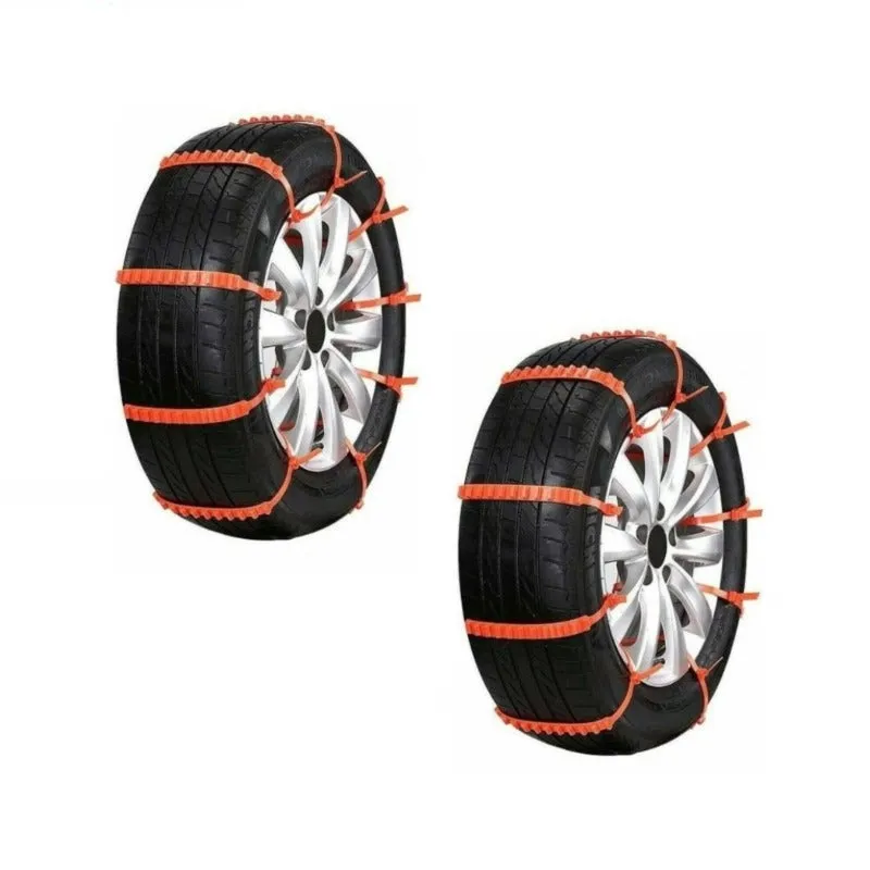 Snow Mud Adjustable Zip Tire Chain Car Truck SUV Anti-Skid Emergency