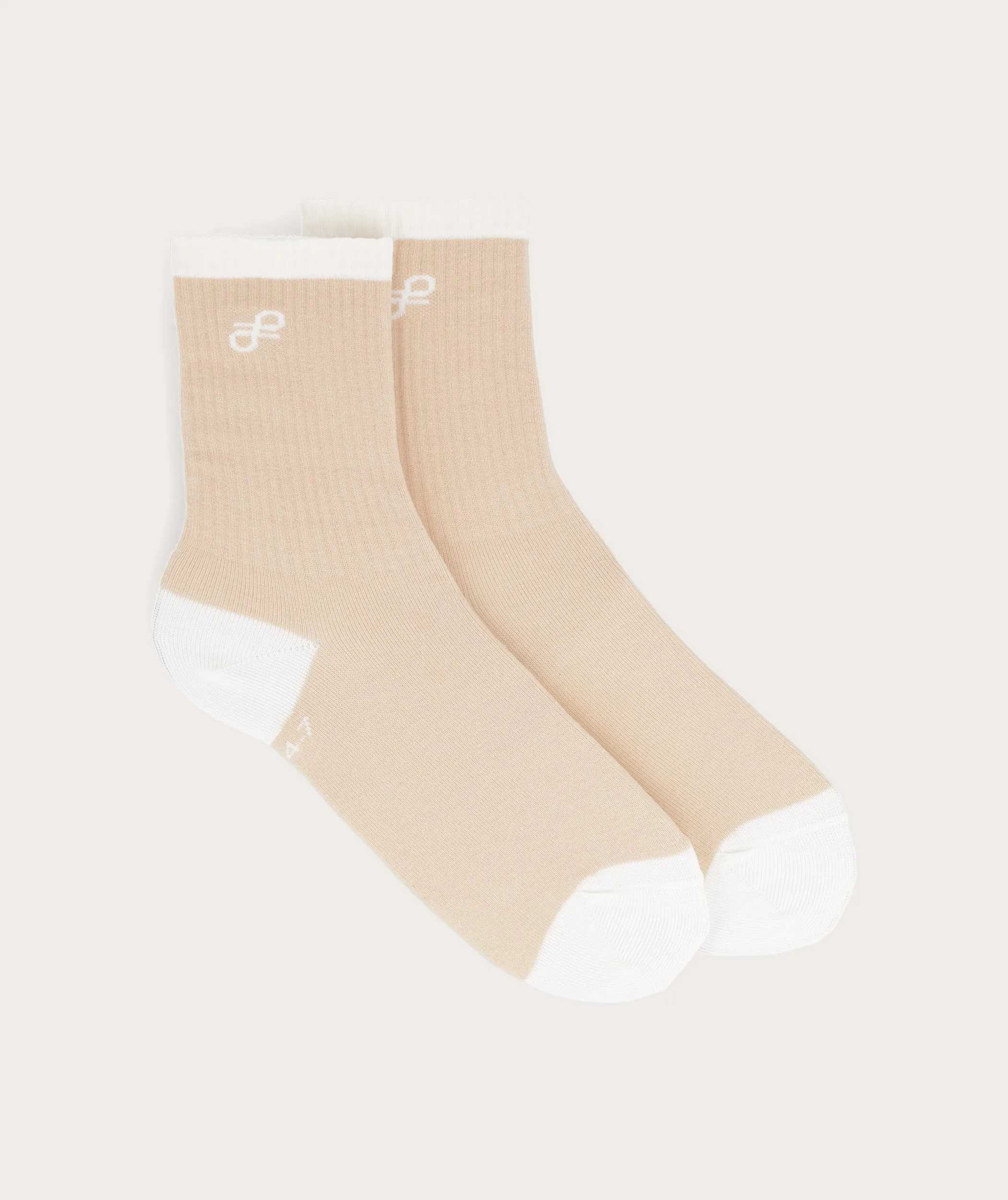 Socks FOM Crew Twin Pack - Stone & Onyx Knot (Size 4-7)