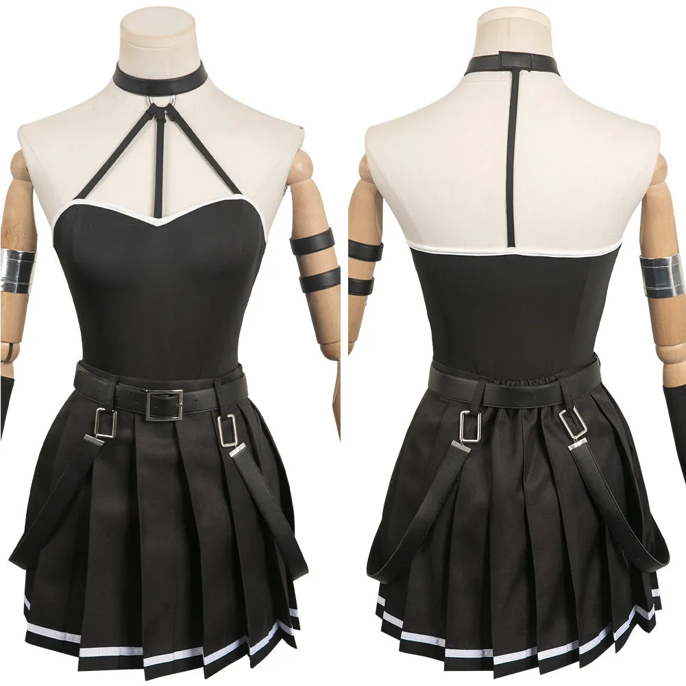 Sousou No Frieren Ubel Women Black Dress Party Carnival Halloween Cosplay Costume