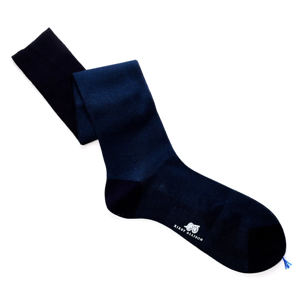 Sovereign Grade Horizontal Jacquard Cotton Dress Sock