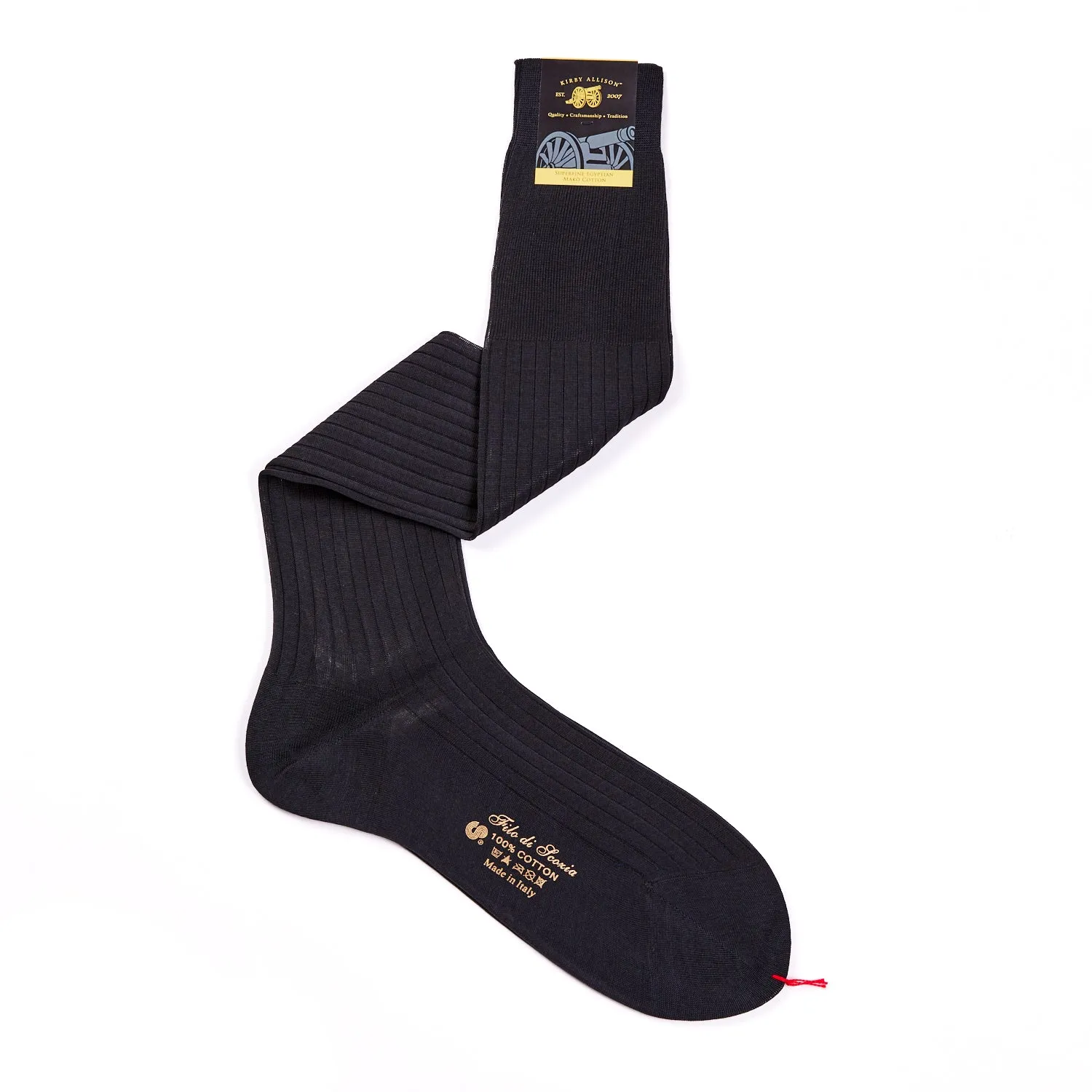 Sovereign Grade Super-Fine Over-the-Calf 920L 100% Cotton Dress Sock