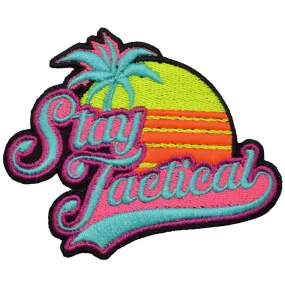 Stay Tactical Retro Synthwave - 3x3.5 Patch