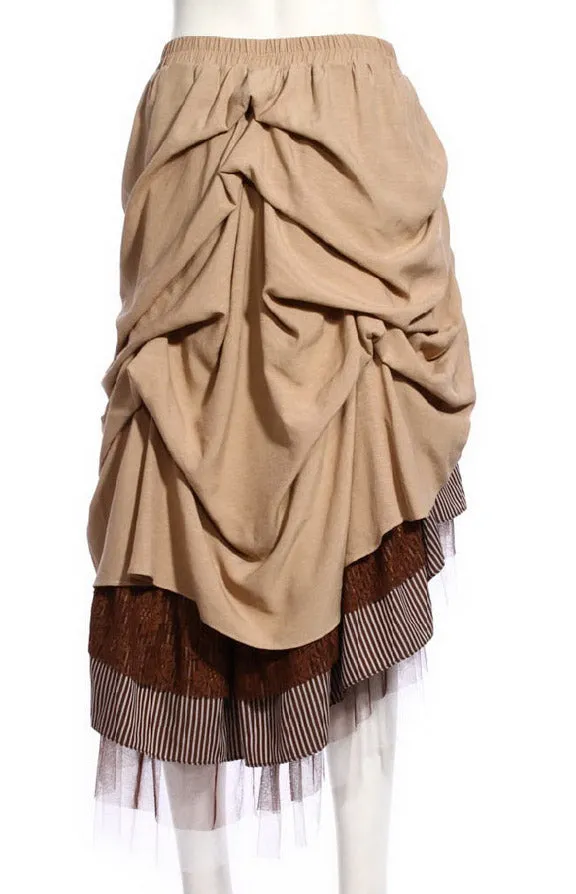 Steampunk Ruched Skirt