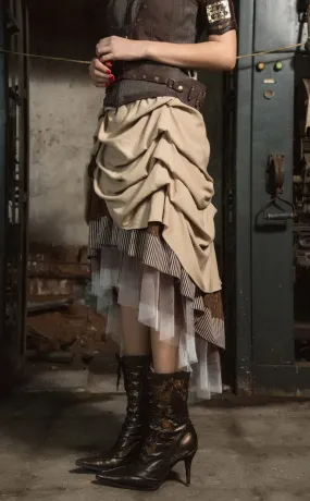 Steampunk Ruched Skirt