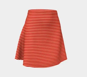 Stripe Flare Skirt