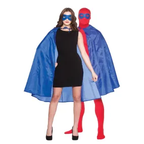 Super Hero Cape & Mask - Blue