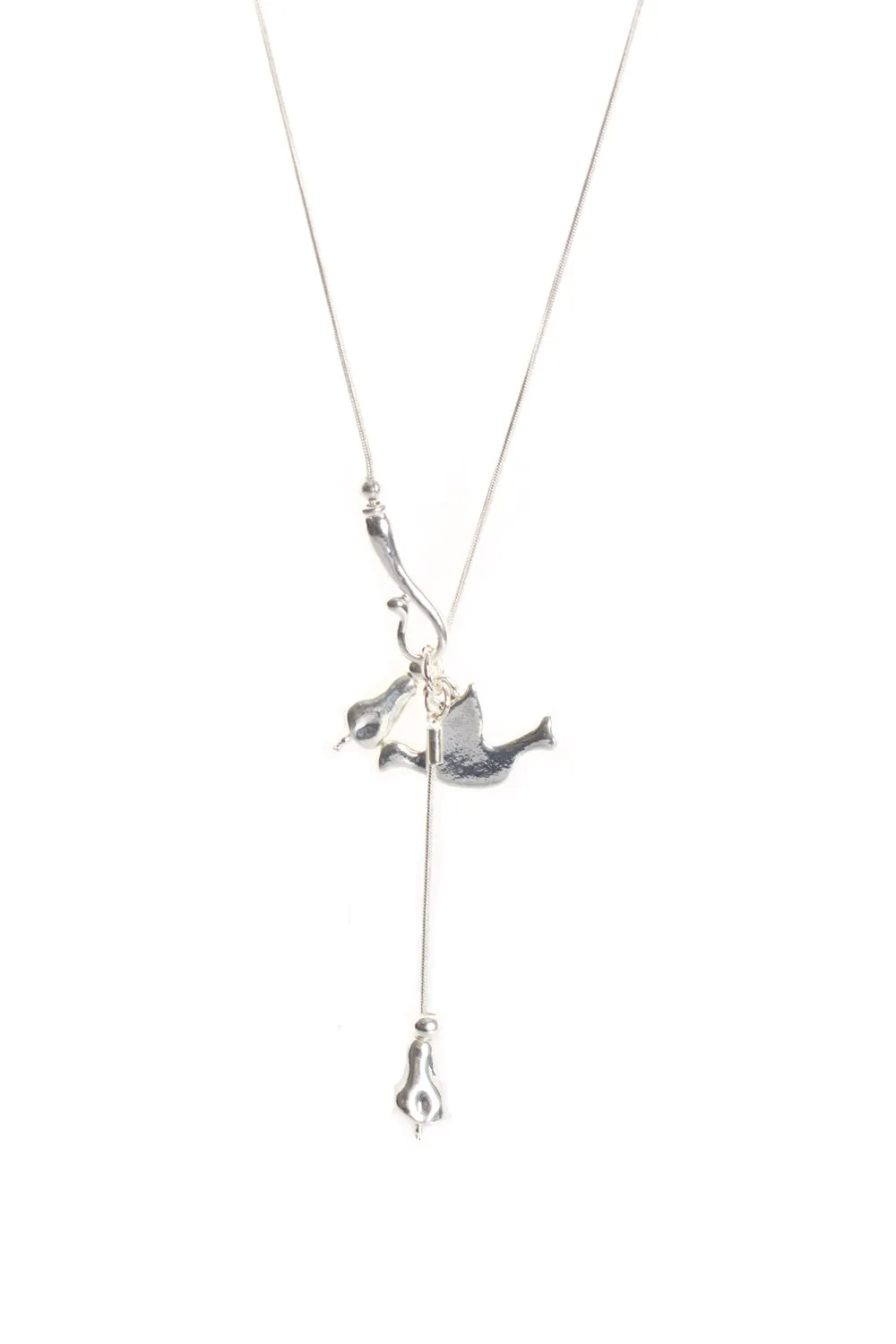 Swallow Bird Charm Long Necklace