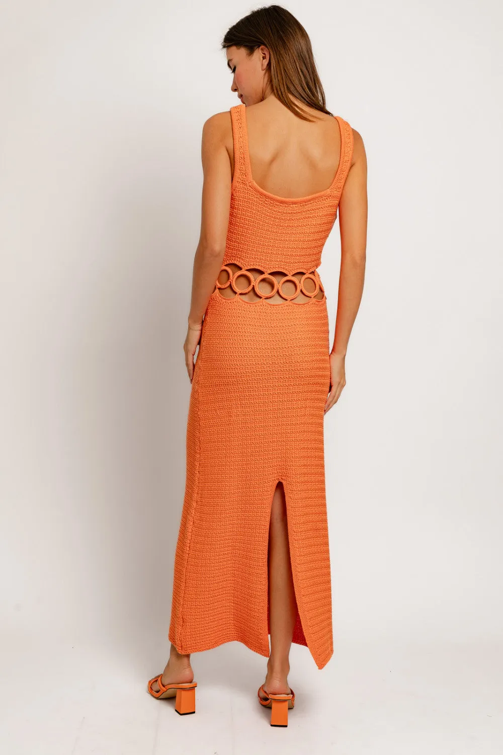 tangerine dreams cutout maxi