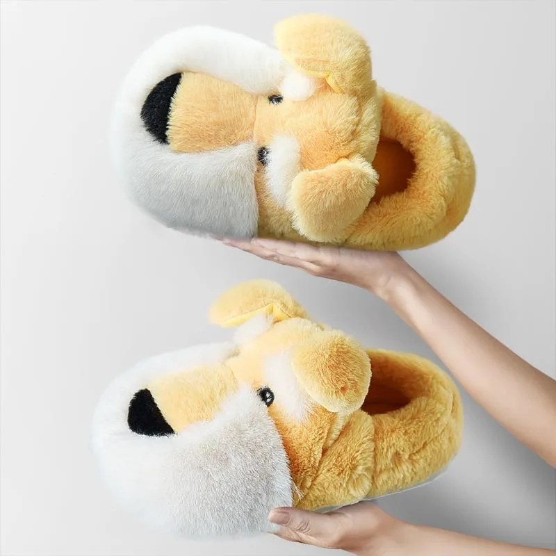 TEEK - Fluffy Schnauzer Slippers