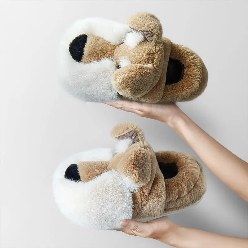 TEEK - Fluffy Schnauzer Slippers