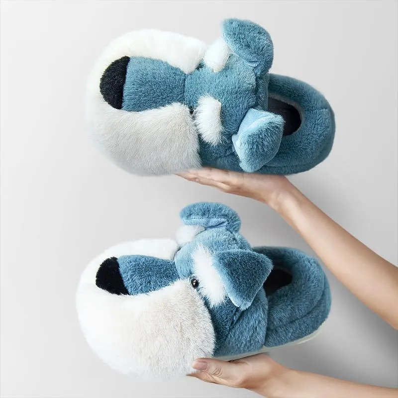 TEEK - Fluffy Schnauzer Slippers