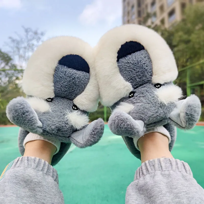 TEEK - Fluffy Schnauzer Slippers