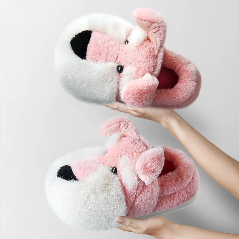 TEEK - Fluffy Schnauzer Slippers