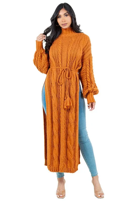 TEEK - MENTIONED 2PCS SWEATER DRESS SET