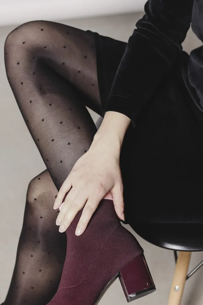 The 3D Pantyhose 20den DOT Black