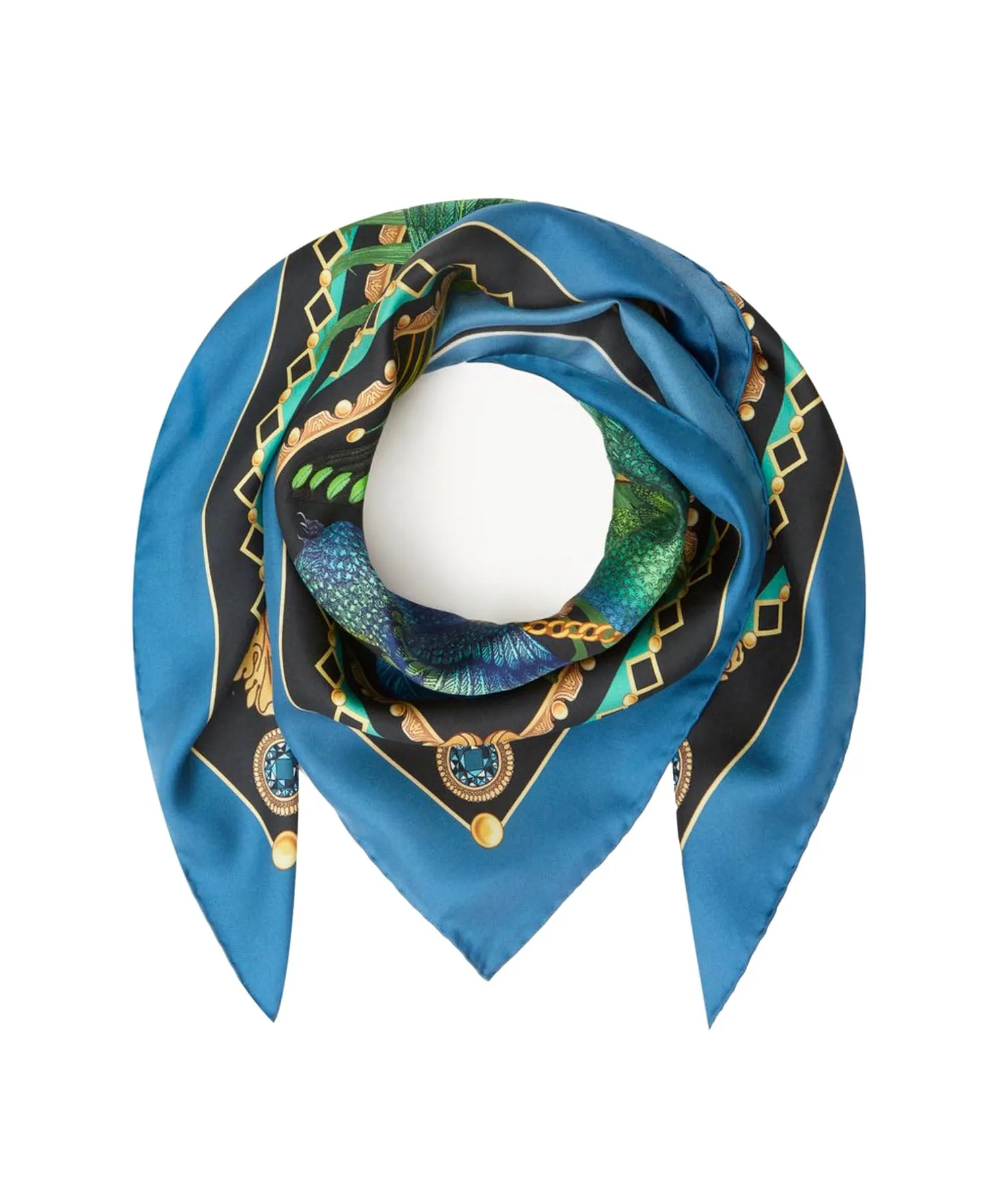 The Iridescent Hummingbird Silk Scarf | 90x90cm [Preorder]