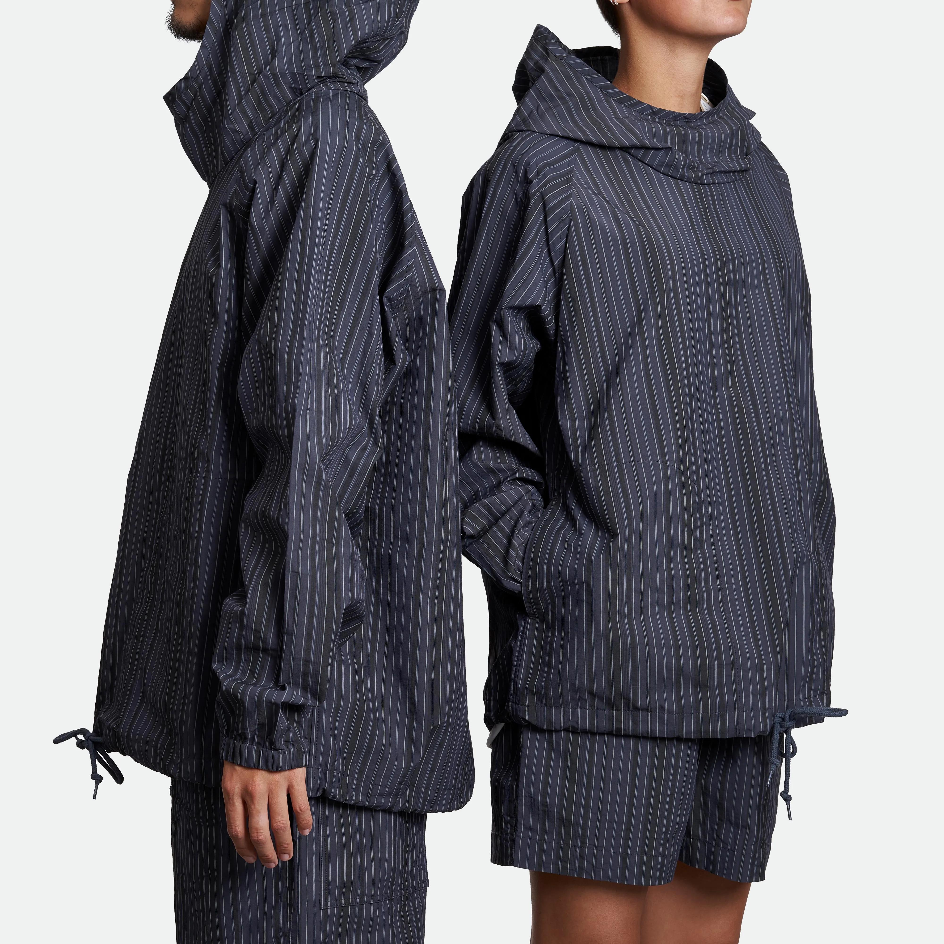 ts(s) - Multi Stripe Pullover Parka Navy