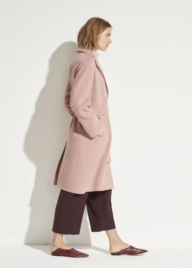 Vince - Belted Coat in Petal Crest