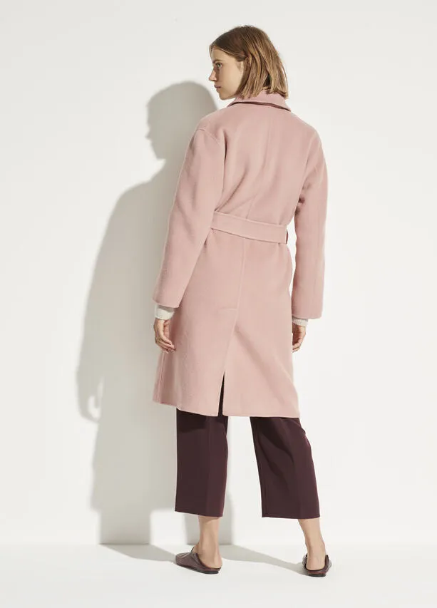 Vince - Belted Coat in Petal Crest