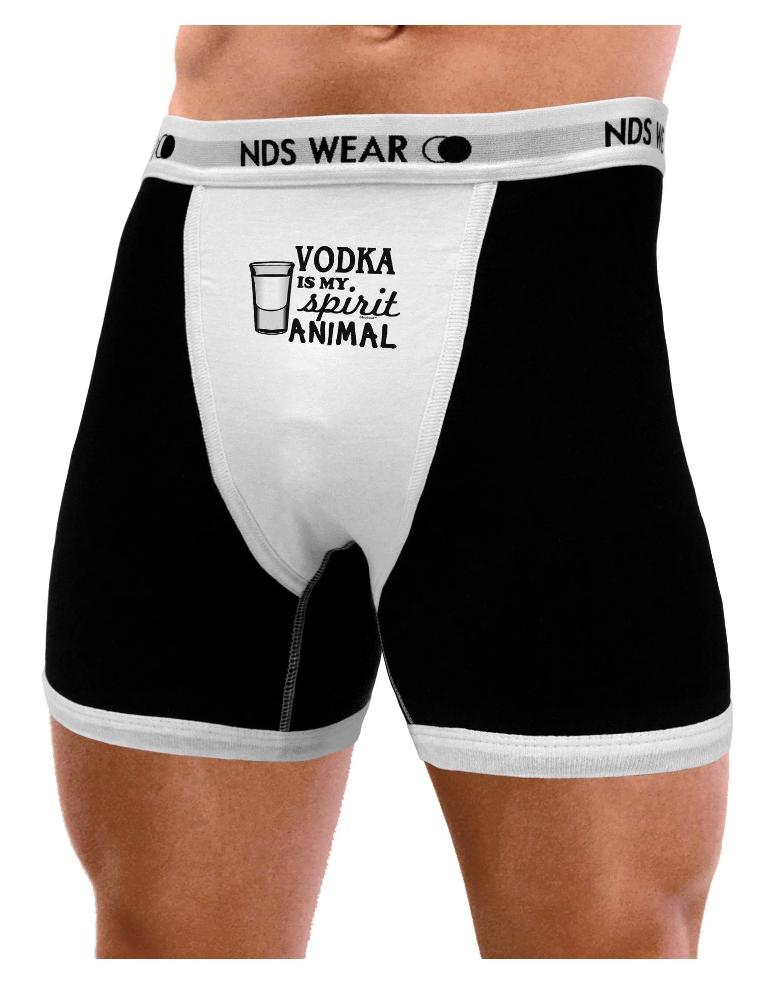 Vodka Is My Spirit Animal Mens Boxer Brief Underwear