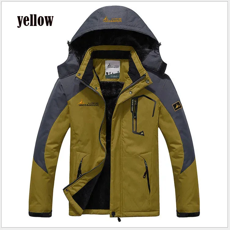 Winter Parka Men Windbreak Plus Thick Warm Windproof Fur Coats Male Military Hooded Anorak Jackets Men's Winter Jackets