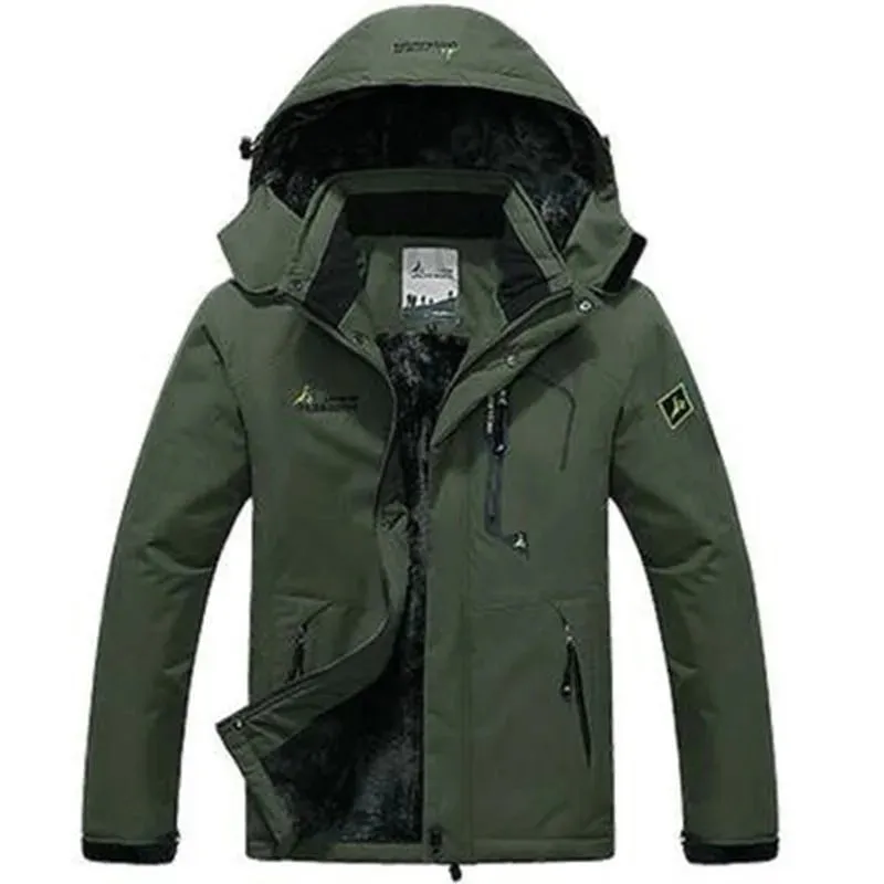 Winter Parka Men Windbreak Plus Thick Warm Windproof Fur Coats Male Military Hooded Anorak Jackets Men's Winter Jackets