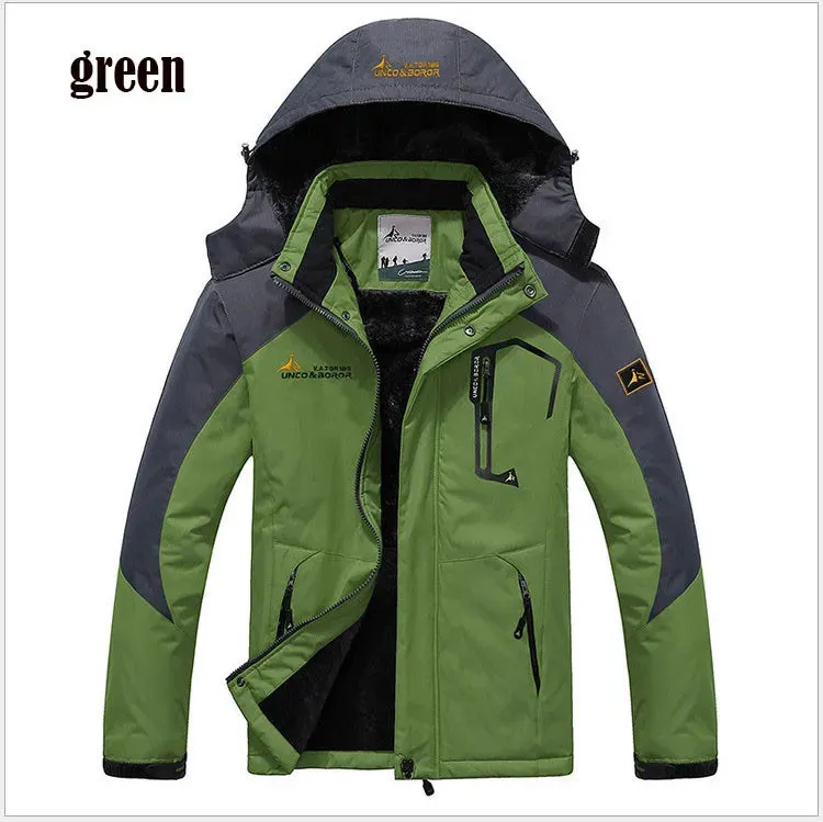 Winter Parka Men Windbreak Plus Thick Warm Windproof Fur Coats Male Military Hooded Anorak Jackets Men's Winter Jackets