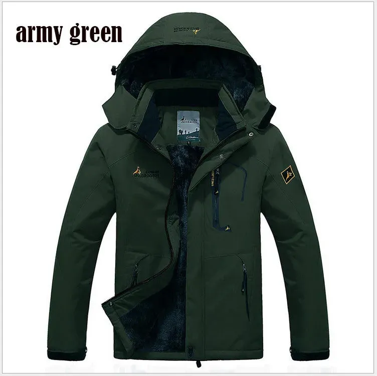 Winter Parka Men Windbreak Plus Thick Warm Windproof Fur Coats Male Military Hooded Anorak Jackets Men's Winter Jackets