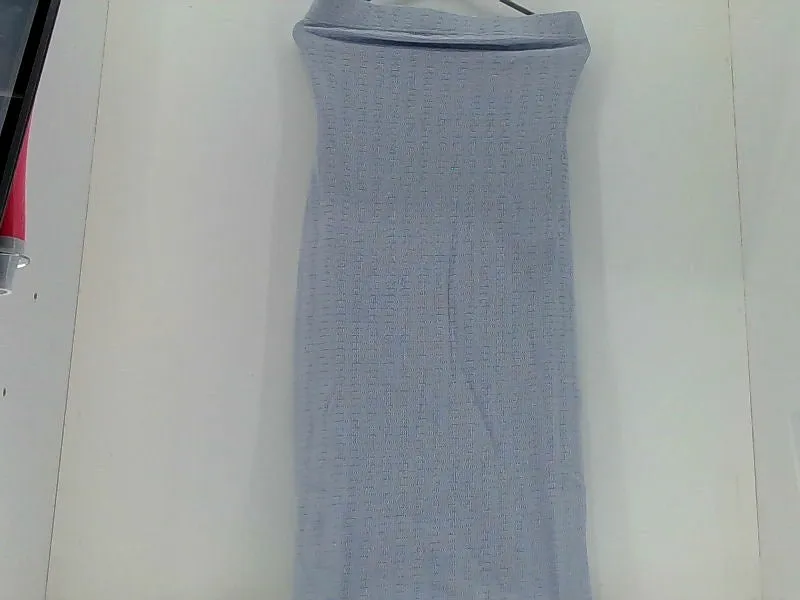 Women's Light Blue Stretch Strap Pull On Skirt Medium