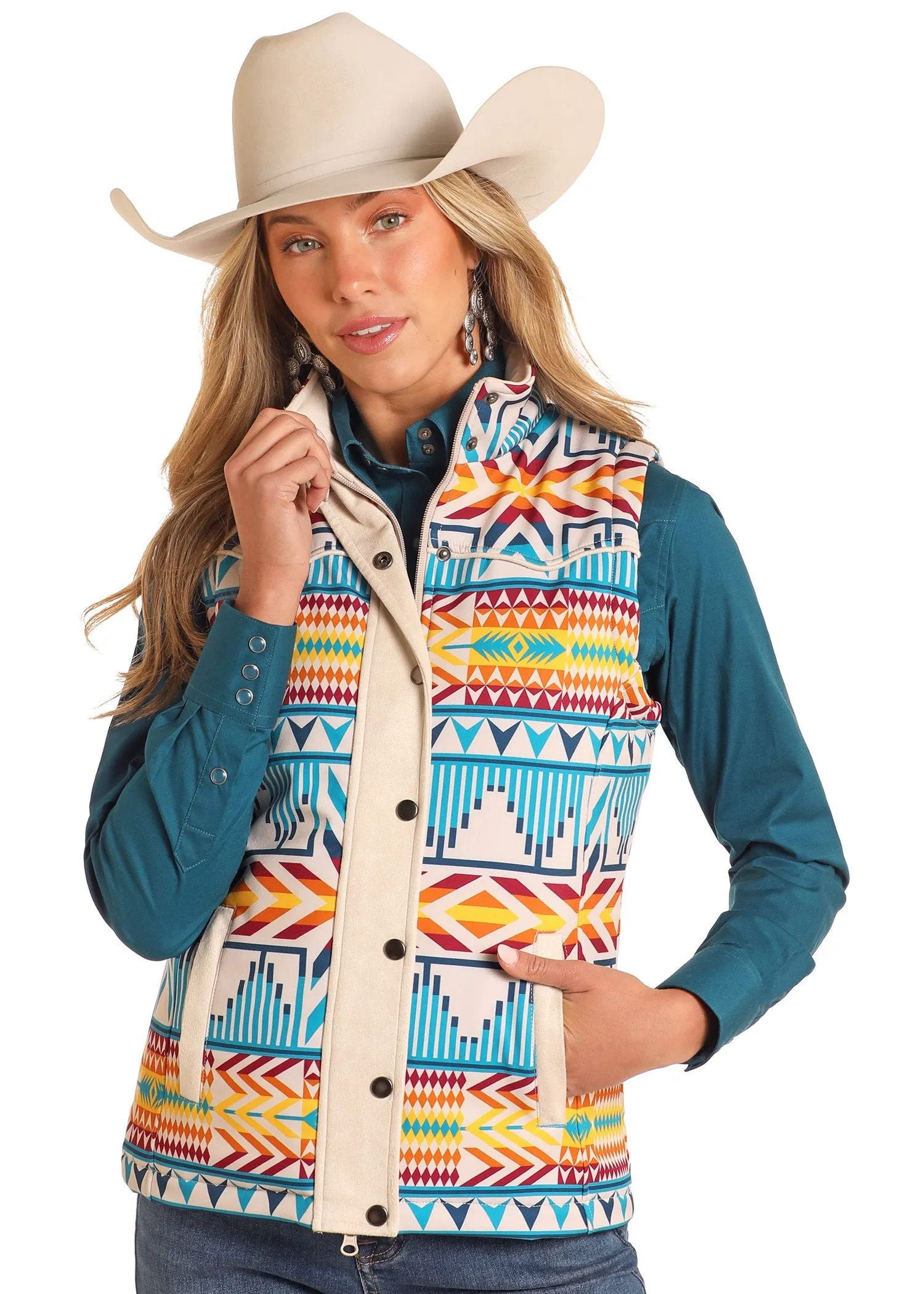 Women's Powder River Aztec Vest