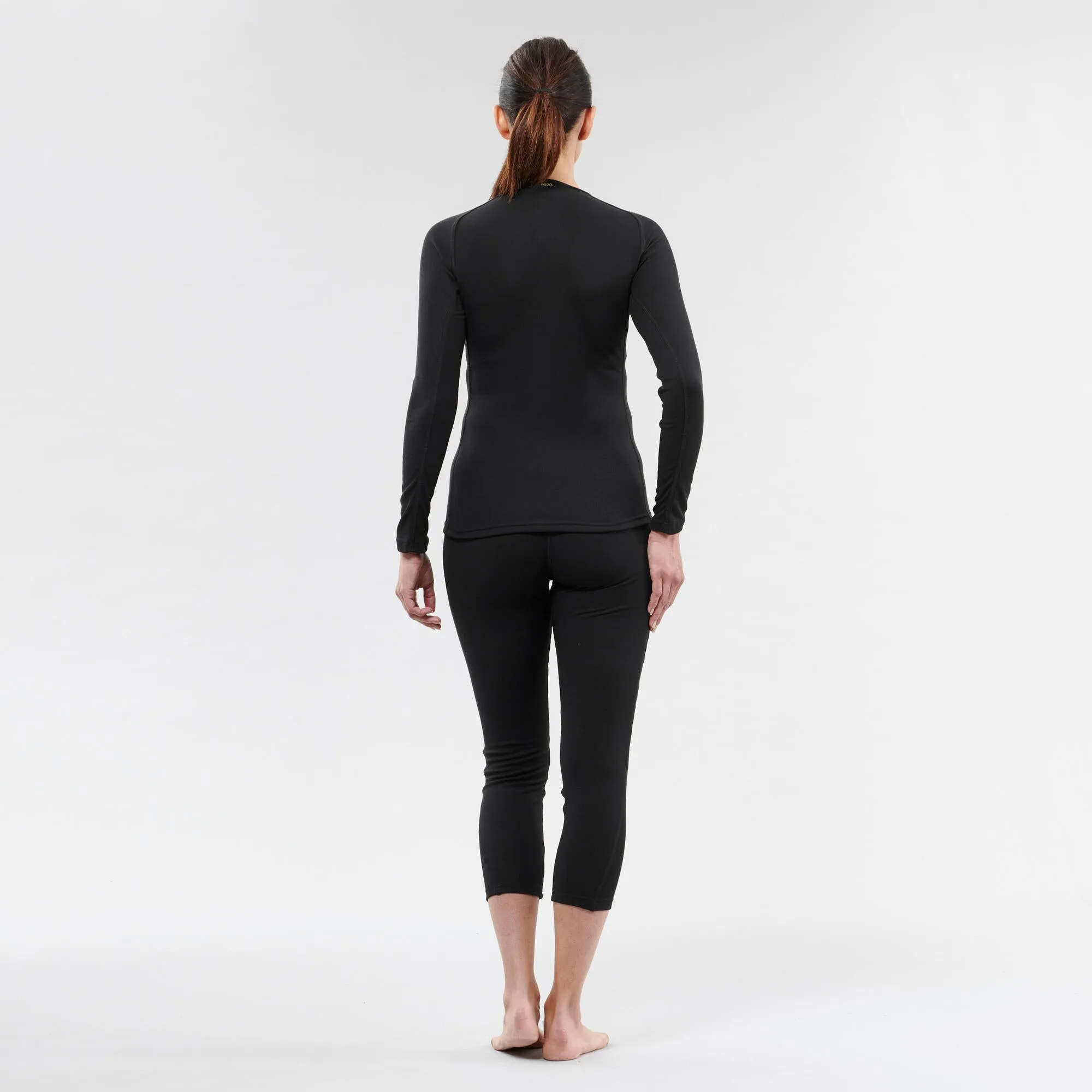 Women's Ski Base Layer Top - BL 100 - Black