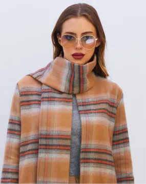 Wool Scarf Coat