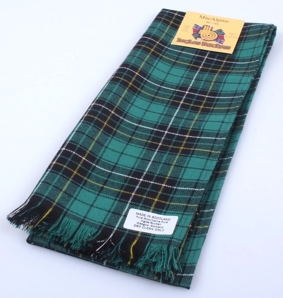 Wool Scarf in MacAlpine Ancient Tartan