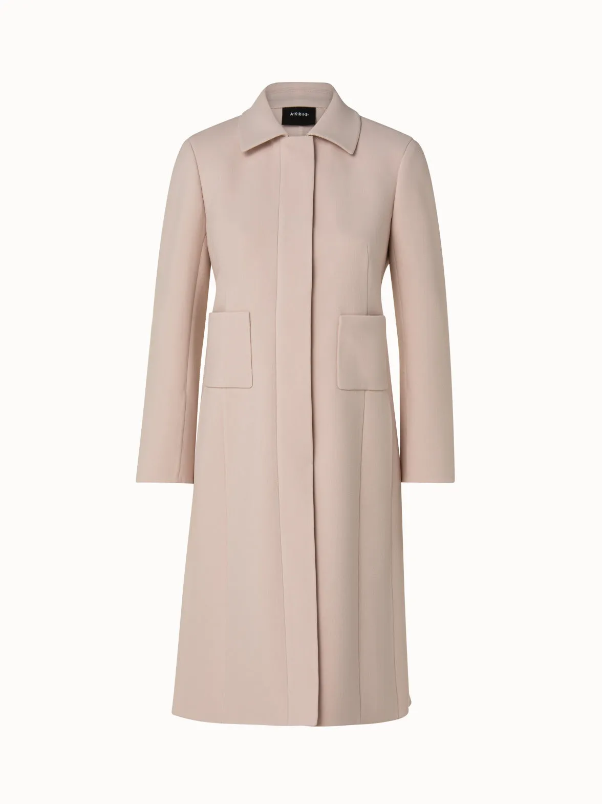 Wool Stretch Double-Face Coat