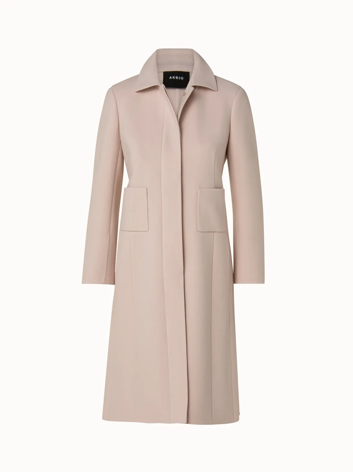 Wool Stretch Double-Face Coat