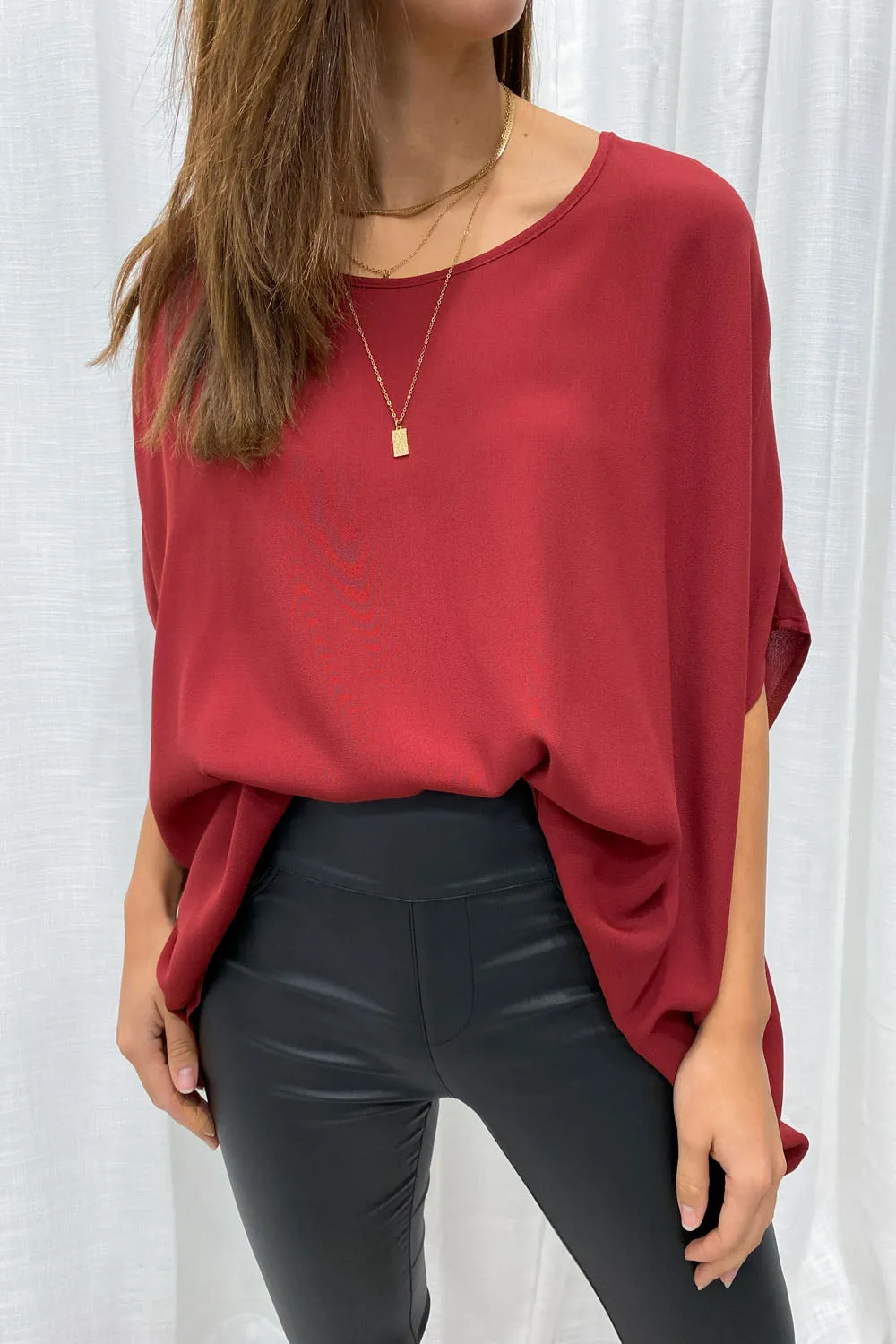 Zara Basic Drape Top