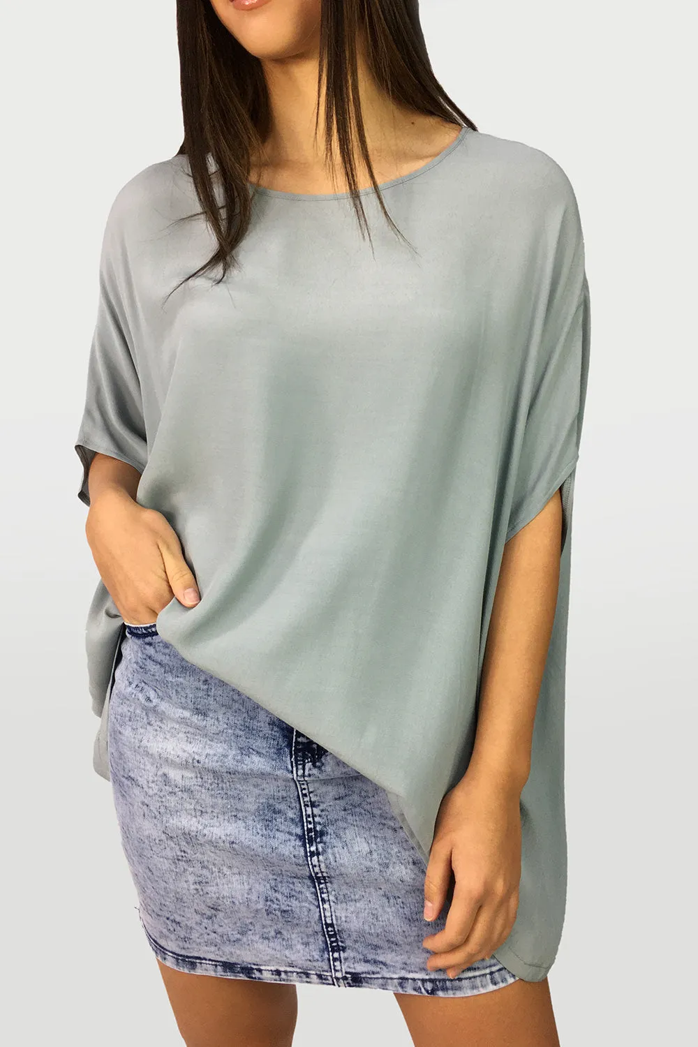 Zara Basic Drape Top