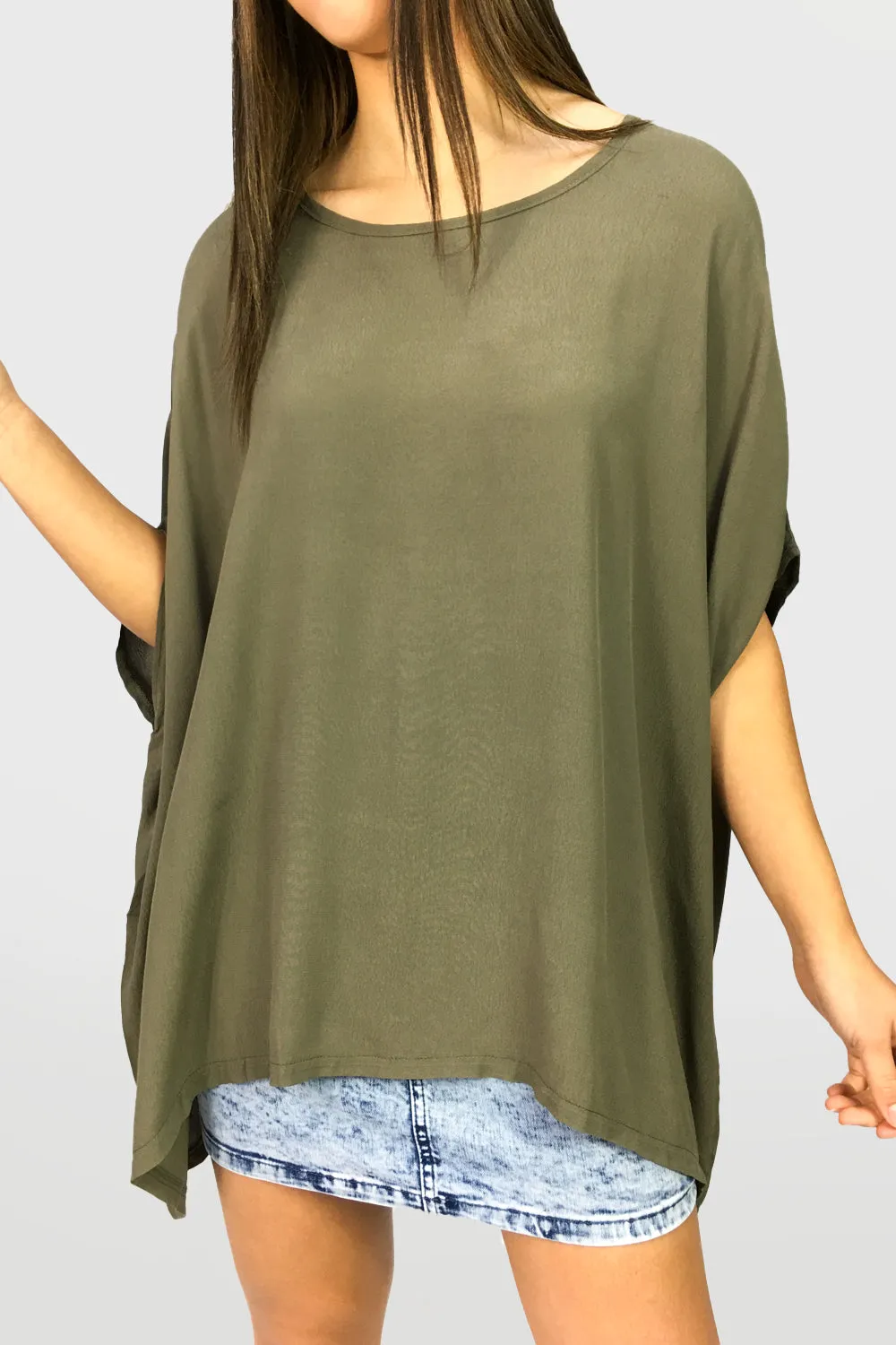 Zara Basic Drape Top