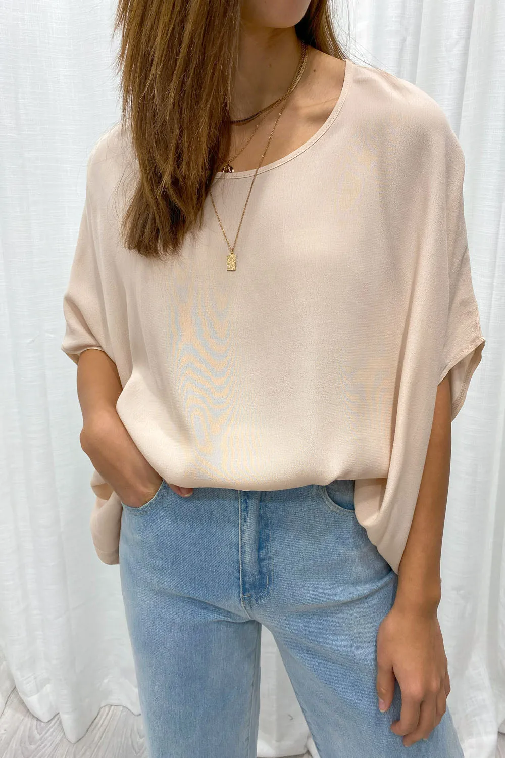 Zara Basic Drape Top