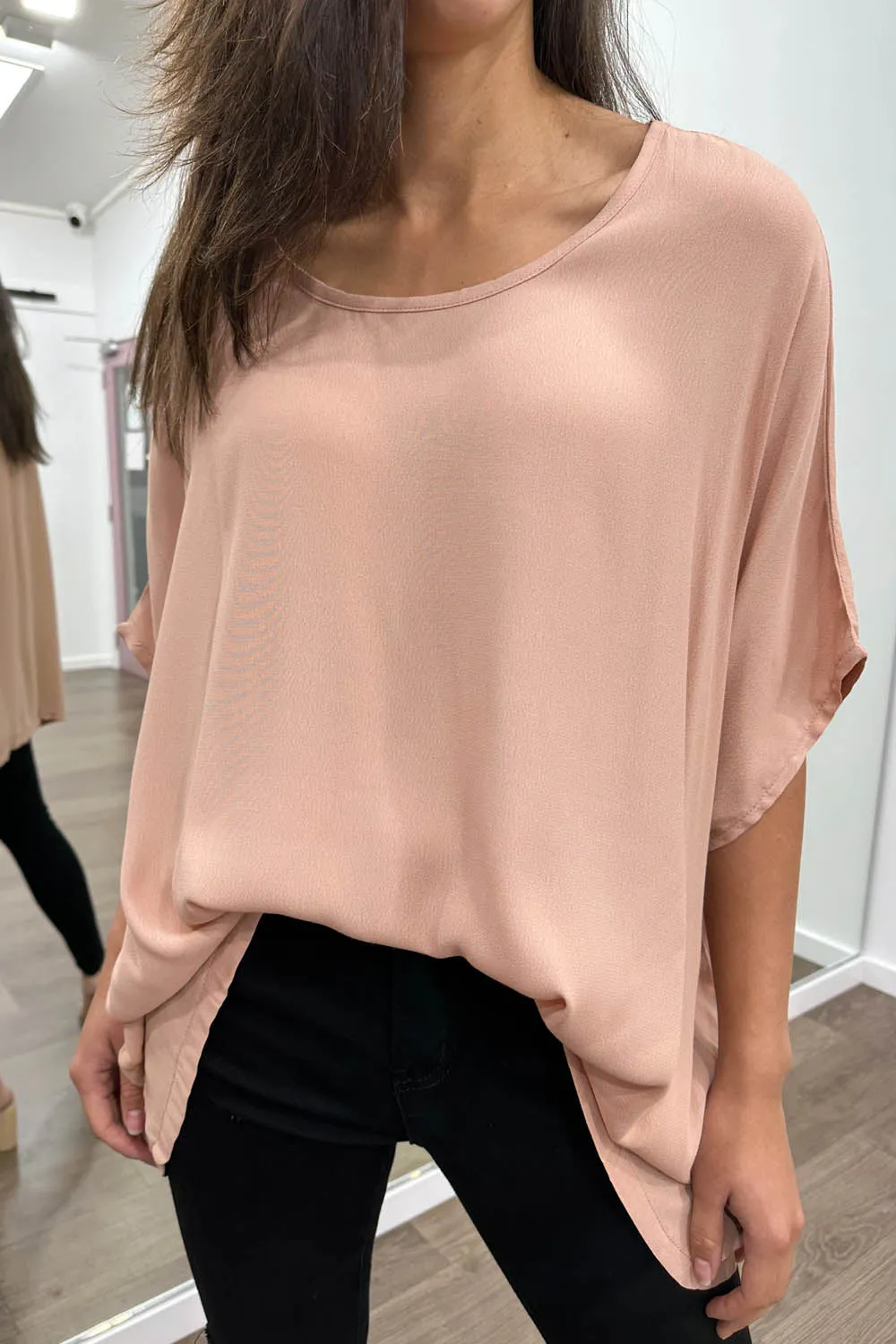 Zara Basic Drape Top