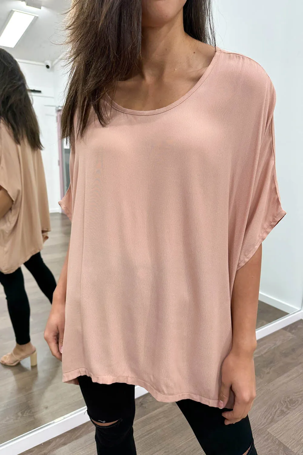 Zara Basic Drape Top