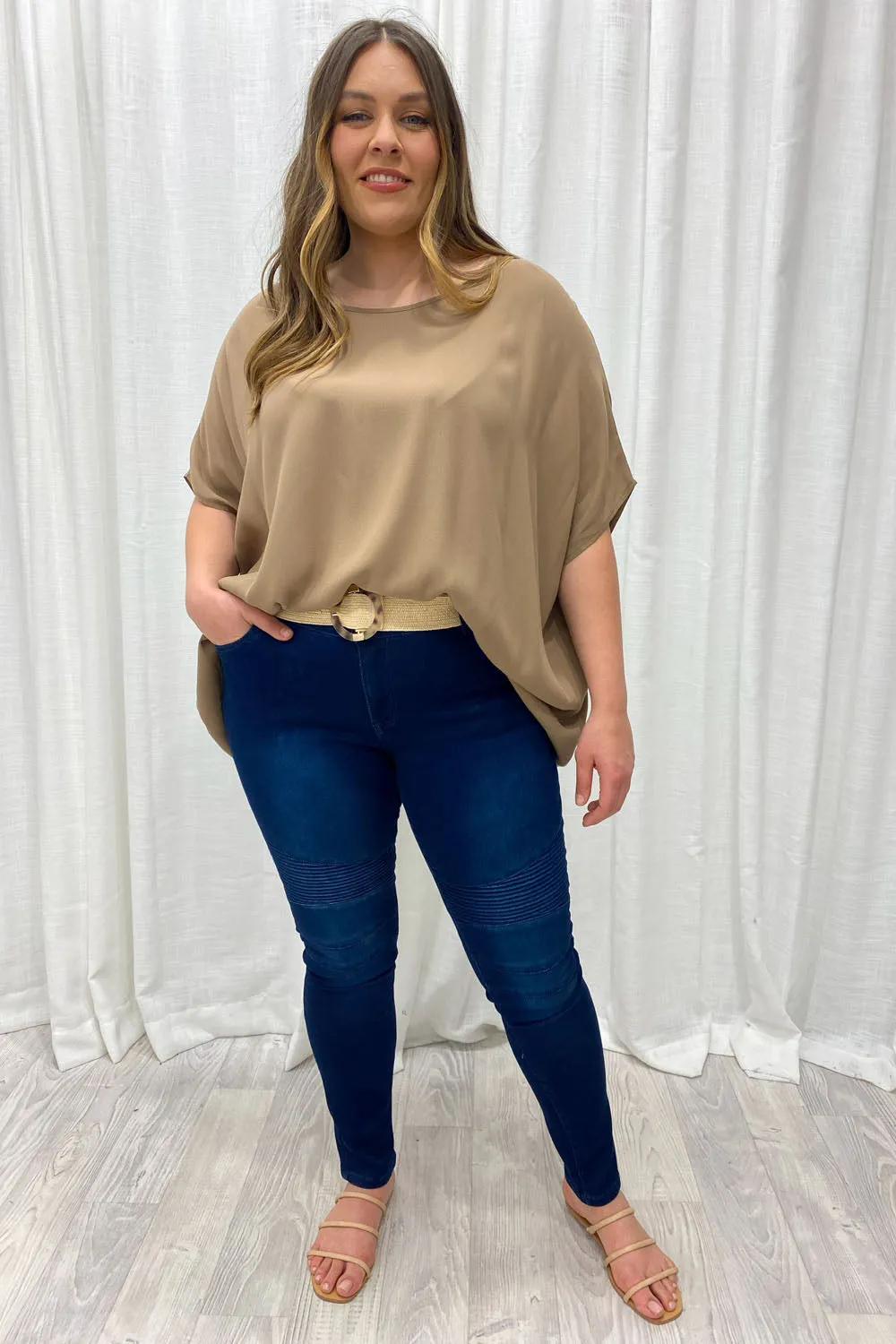 Zara Basic Drape Top