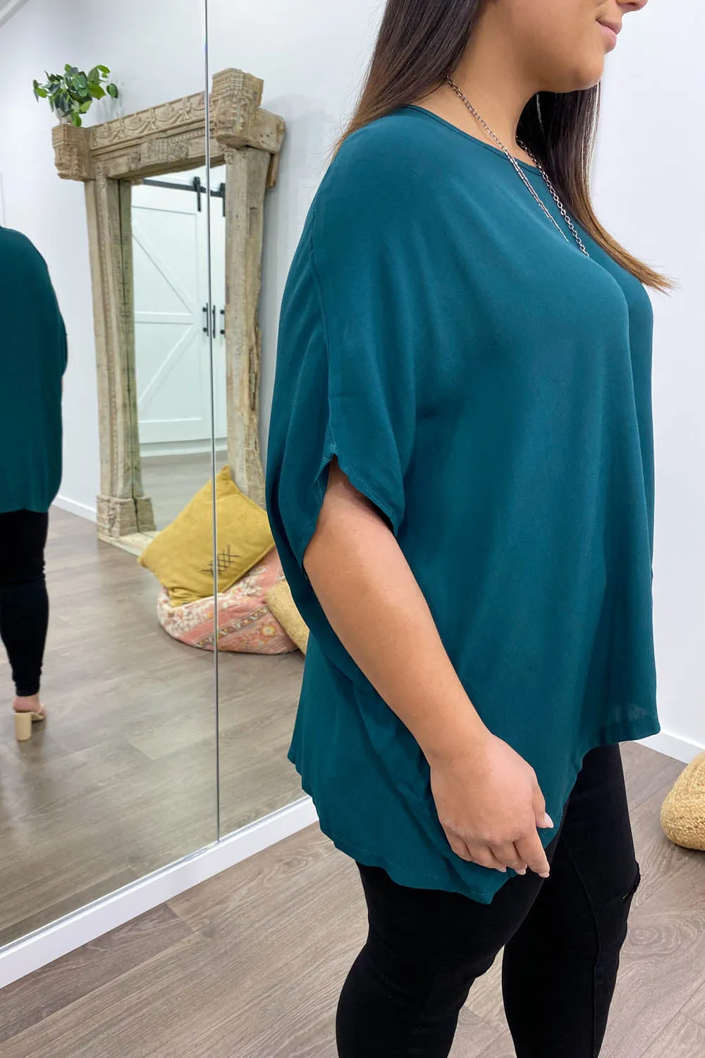 Zara Basic Drape Top