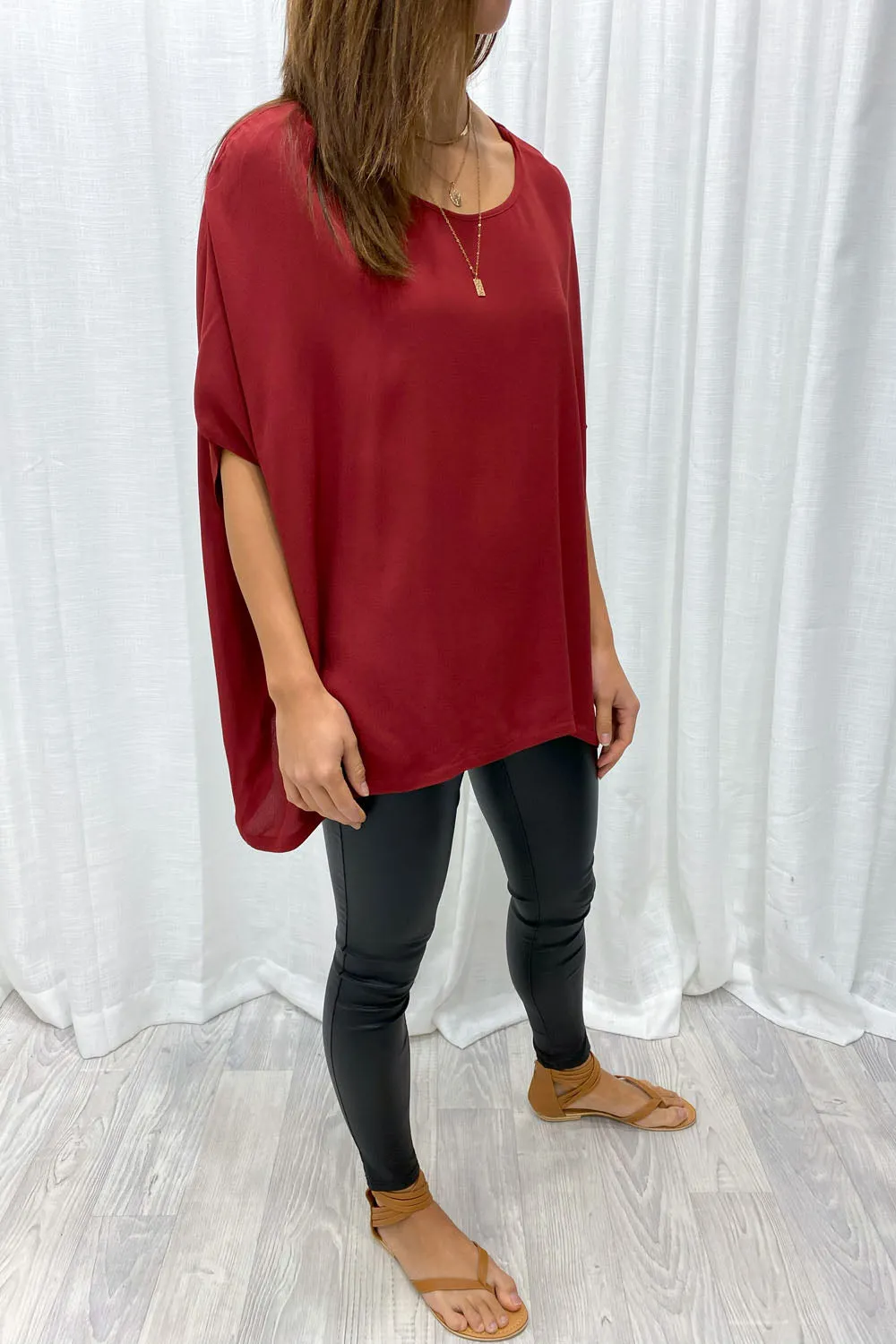 Zara Basic Drape Top