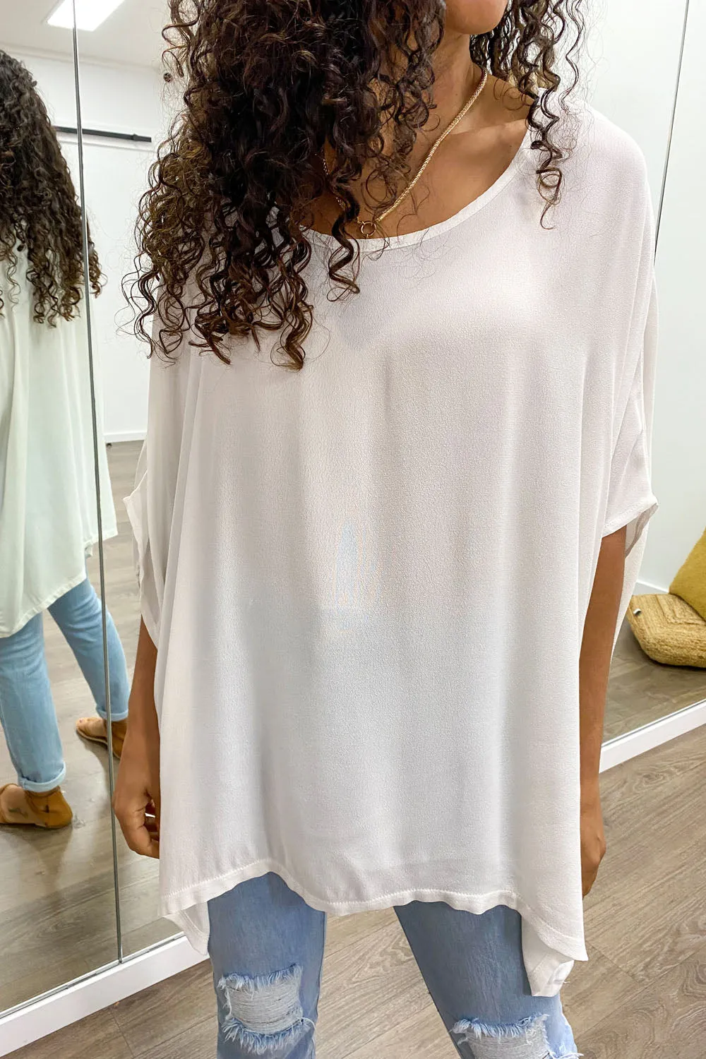 Zara Basic Drape Top