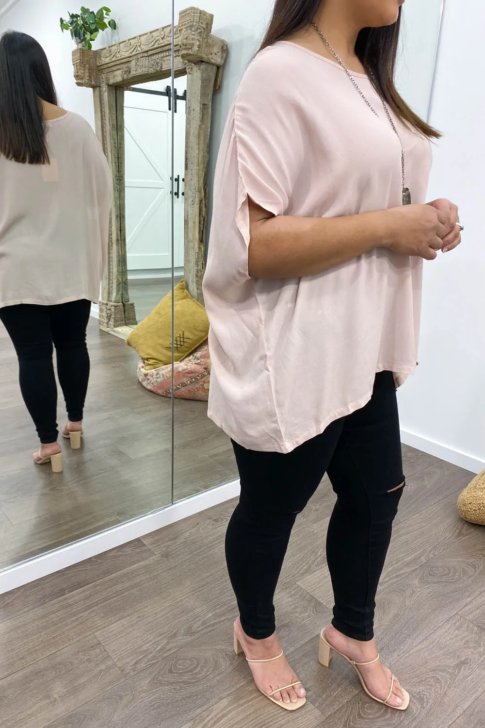 Zara Basic Drape Top